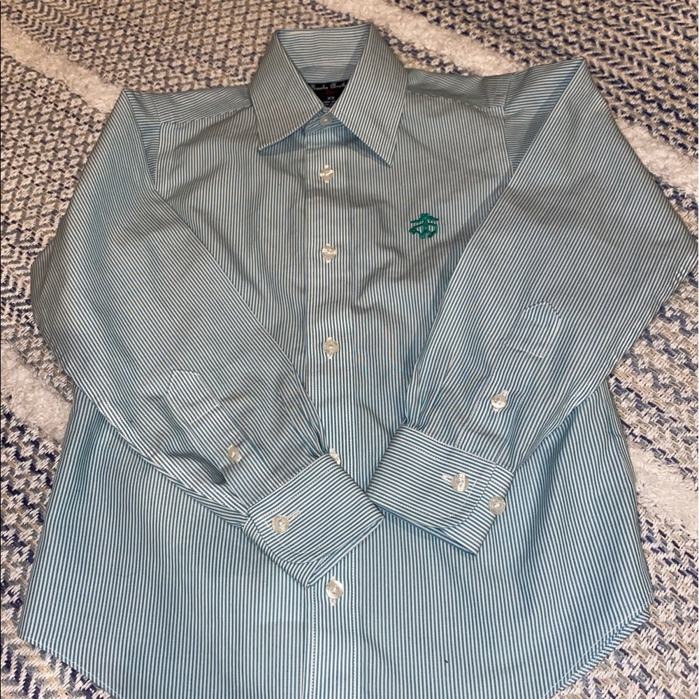 Brooks brothers boys stripped button down